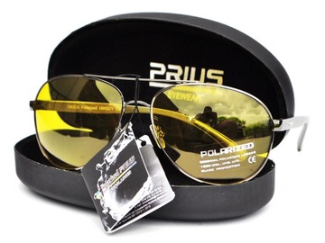 Мужские поляризационные очки Prius Pilots Aviator для автомобильного корпуса