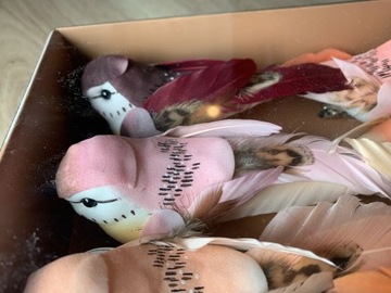 ЛИВАРНО для дома Декоративные ПТИЦЫ на клипсе - 6 шт. А