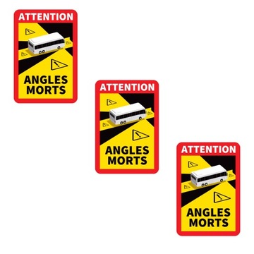Naklejka Angles Morts Martwe Pola Francja AUTOBUS