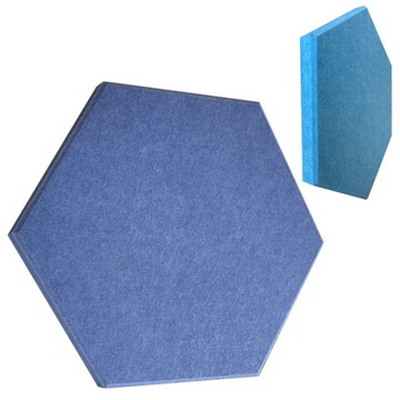 PANEL ŚCIENNY Akustyczny 3D SAMOPRZYLEPNY HEXAGON 3D 18mm RÓŻNE KOLORY