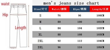 SPODNIE MĘSKIE JEANSOWE SLIM FIT Z DZIURAMI S-3XL