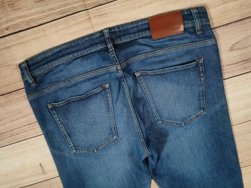 BOSS Hugo Boss Delaware Spodnie Jeans Męskie Slim Fit Stretch r. 34/30