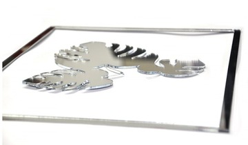 Декор, МОНСТР ЛИСТ, зеркало из оргстекла!