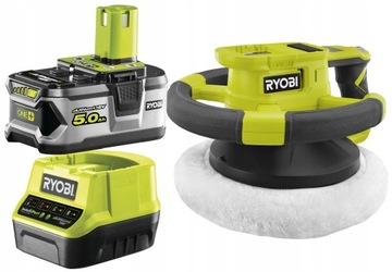 АККУМУЛЯТОРНАЯ ПОЛИРОВАЛЬНАЯ МАШИНА RYOBI RBP18250 25 СМ 18 В + 5 Ач