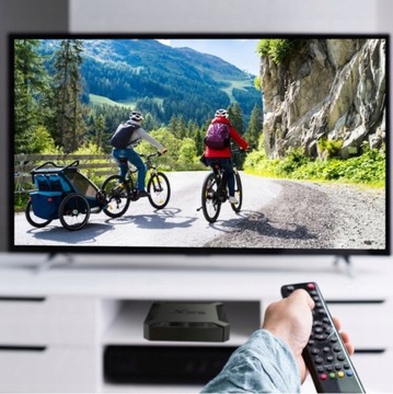 SMART TV BOX X96Q ANDROID 16GB 4K PILOT PRZYSTAWKA MULTIMEDIA HDMI