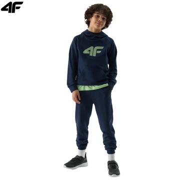 Детские спортивные спортивные штаны из хлопка для мальчиков 4F на каждый день.