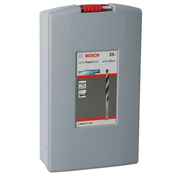 НАБОР СВЕРЛ BOSCH HSS по металлу, 25 шт., кассета ProBOX