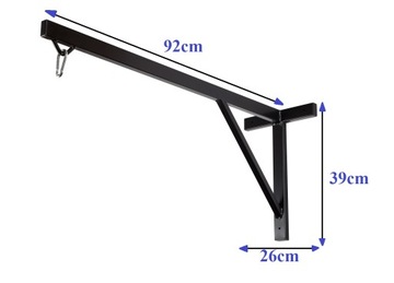 ВЕШАЛКА-ДЕРЖАТЕЛЬ КРЮКА ДЛЯ БОКСЕРСКОГО МЕШКА 92СМ