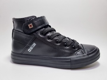 Damskie wysokie Trampki Big Star V274542 Czarne 37