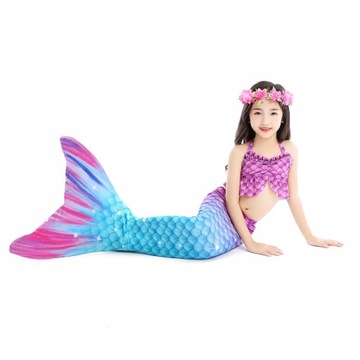 STRÓJ KĄPIELOWY OGON SYRENY ARIEL SYRENKA BIKINI