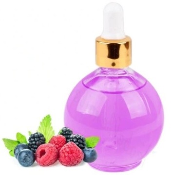 Oliwka do Skórek i Paznokci Red Berries Owoce Leśne z Pipetą Duża 75 ml