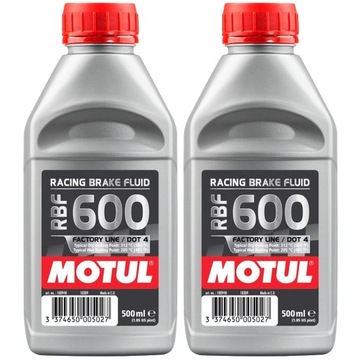 MOTUL BRAKE FLUID RBF 600 500 ML - 2 шт.
