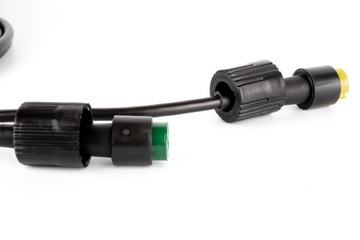 Кабель прицепа 7-контактный, 4 м, 7-контактный байонетный разъем 5-контактный штекер Mantes