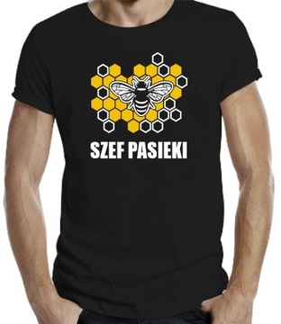 Prezent PSZCZELARZA Koszulka SZEF PASIEKI pszczoła r. XL