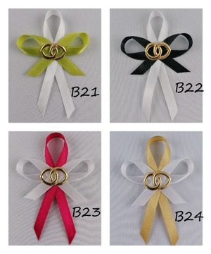 Котильоны для гостей свадьбы, родителей, свадебные банты