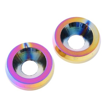 Podkładki śruby amortyzatora tył M8 alu cnc neochrom Simson DPR Performance