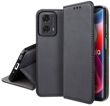 Etui do Motorola Moto G24 |G24 POWER |G04| E14 SMART MAGNET CASE + SZKŁO 9H