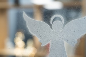 РОЖДЕСТВЕНСКИЕ ШАБЛОНЫ ИСКУССТВЕННОГО СНЕГА Оконные украшения ИСКУССТВЕННЫЙ СНЕГ