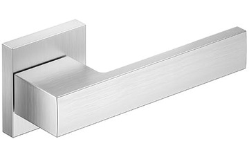 KLAMKA DRZWIOWA TOTAL CHROM SZCZOTKOWANY - PREMIUM