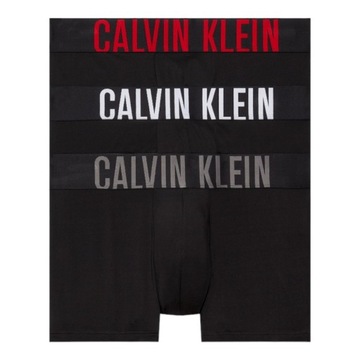 CALVIN KLEIN BOKSERKI MĘSKIE MAJTKI TRUNK 3PK CZARNE r.M