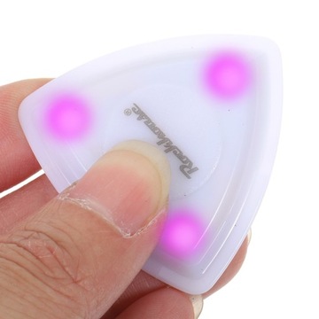 3SZT LED ŚWIECĄCE KOSTKI DO GITARY KOSTKA DO GITARY