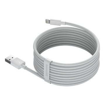 BASEUS MOCNY KABEL USB DO LIGHTNING IPHONE IPAD PRZEWÓD 2.4A 1.5M 1szt
