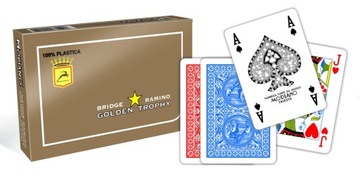Стандартные учетные карточки Modiano Golden Trophy, 2 колоды