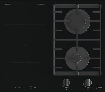 Płyta indukcyjno-gazowa GORENJE GCI691BSC Czarna Szkło PowerBoost 59,5cm