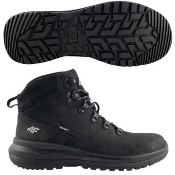 BUTY DAMSKIE 4F ZIMOWE SKÓRZANE CIEPŁE WODOODPORNE R 41