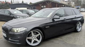 BMW Seria 5 F10-F11 Limuzyna 520d 184KM 2014 BMW 520 184PS OPŁACONY Bezwypadkowy Automat, zdjęcie 2
