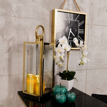 САДОВЫЙ ФОНАРЬ БОЛЬШОЙ НЕРЖАВЕЮЩАЯ СТАЛЬ БОЛЬШОЙ ЗОЛОТОЙ МЕТАЛЛ XL