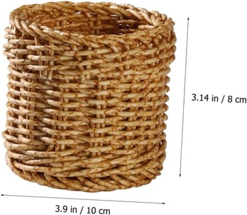 2 шт. Коробка для кистей для макияжа, плетеные корзины для хранения D