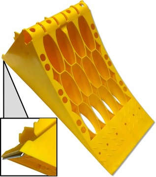 BLOKADA KLIN KOŁA KOŁO 201 mm E53 Z WKŁADKĄ METAL