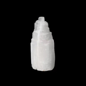 Styl wieży 6 cm Naturalny kryształ kwarcu selenit