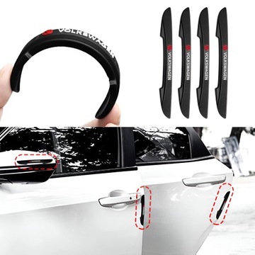 НАКЛЕЙКИ ЗАЩИТНЫЕ ПЛЕНОЧНЫЕ НАКЛЕЙКИ НА БАМПЕРЫ НА ЗЕРКАЛА ДВЕРЕЙ АВТОМОБИЛЯ VOLKSWAGEN