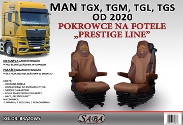 Чехлы на сиденья PRESTIGE LINE MAN с 2020 года.