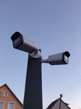 Słup do kamer, maszt do monitoringu 5m przykręcany