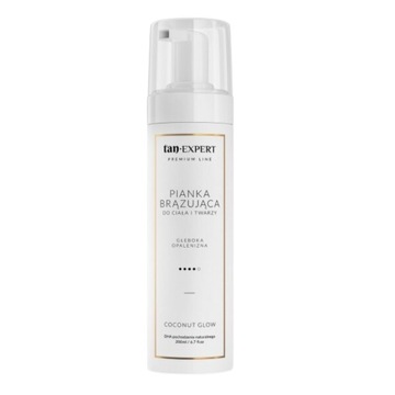TanExpert Coconut Glow pianka samoopalająca efekt głębokiej opalenizny