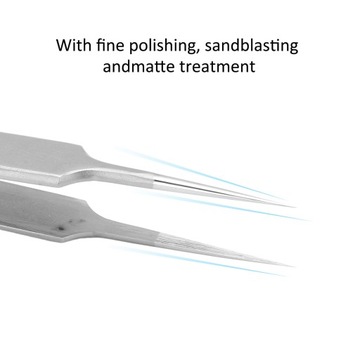 Antymagnetyczna pęseta precyzyjna ze stali