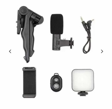 Комплект для видеоблогов на смартфоне Мини-светодиодная видеолампа