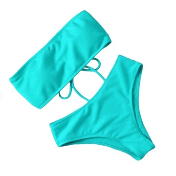 STRÓJ KĄPIELOWY BIKINI 2-CZĘŚCIOWY BEZ RAMIĄCZEK M