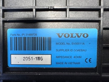 Сабвуфер Volvo XC60 XC90 V90 S90 V60 31489726
