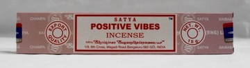 Ароматические палочки Satya Positive Vibes Индийские ароматические палочки