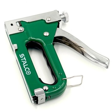 СТАЛЬНОЙ ОБИВОЧНЫЙ СТЕПЛЕР 4-14ММ + УСИЛЕННЫЕ СТЕПЛЕРЫ 10 мм STALCO