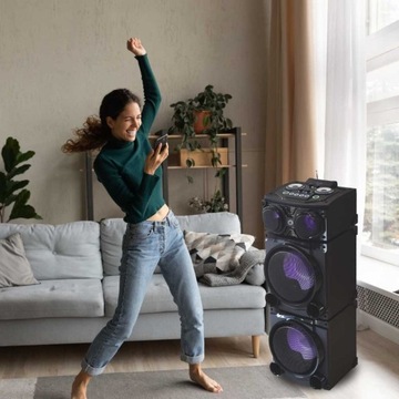 Manta Power Audio CUBE SPK 5520 Караоке-колонка FM-радио Bluetooth 5.0