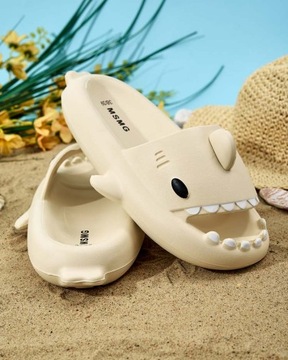 BEŻOWE KLAPKI DAMSKIE REKINKI 40/41