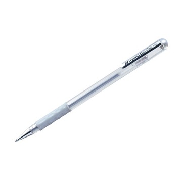 Długopis żelowy Pentel Hybrid Gel Grip 0.8 Srebrny
