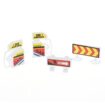 2 zestaw kolorowych znaków drogowych słów