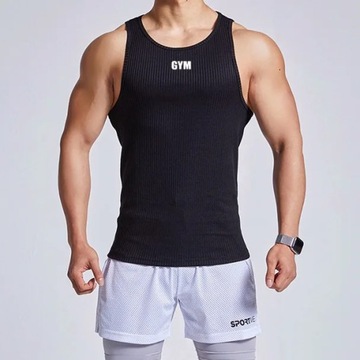 New Men building Vest gym Tank top Men Fitness Sle