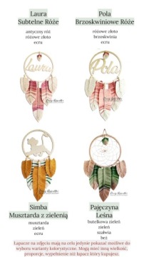 Ужас Dream Macrama Brayde Beige Green Decoration